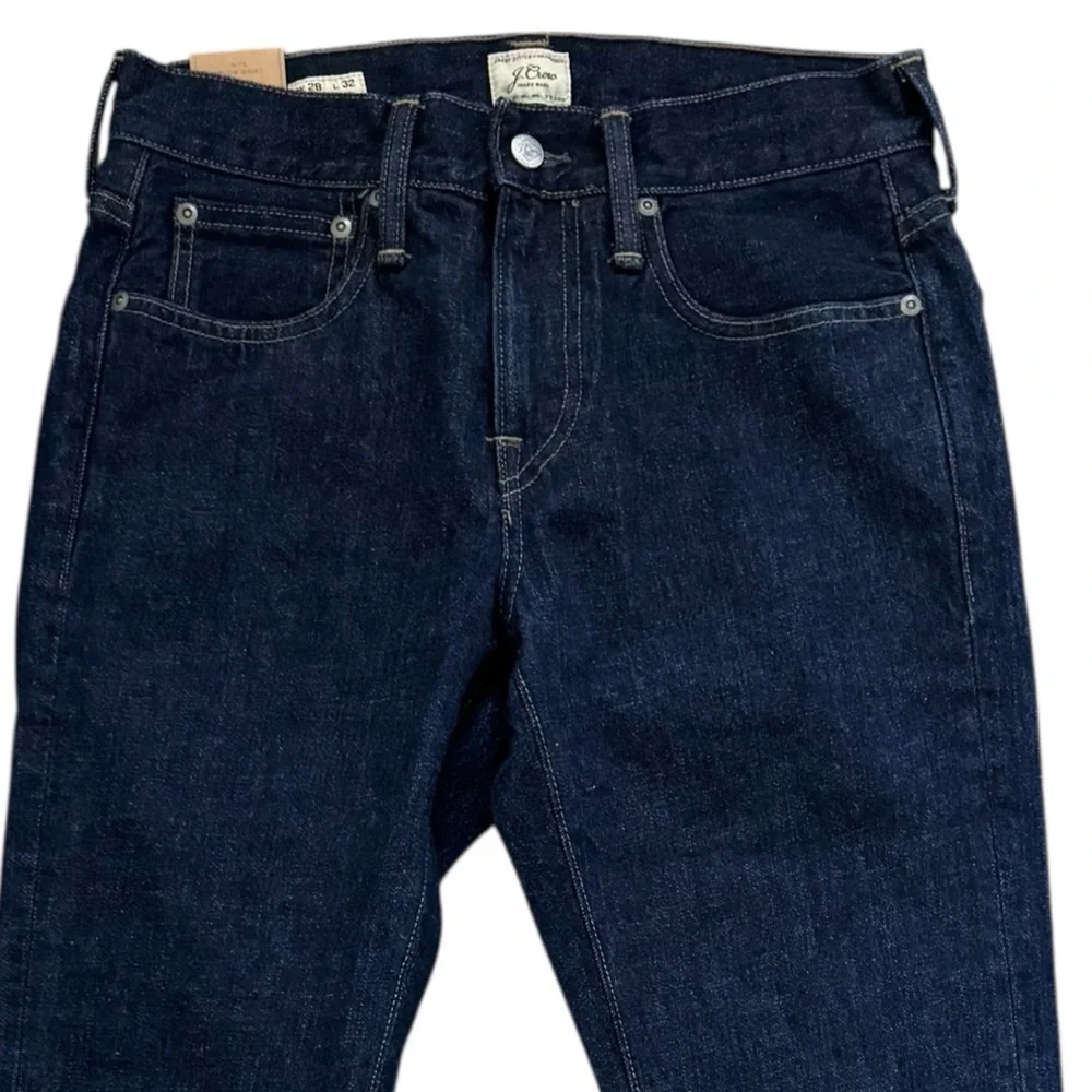 J CREW Mens 484 Slim-Fit Jeans in Resin-Rinse  AQ577 28x32 New with tags